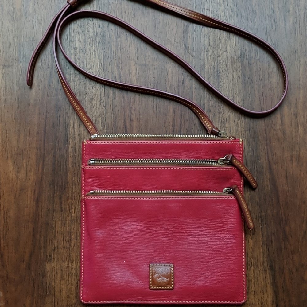 Dooney and Bourke crossbody red purse